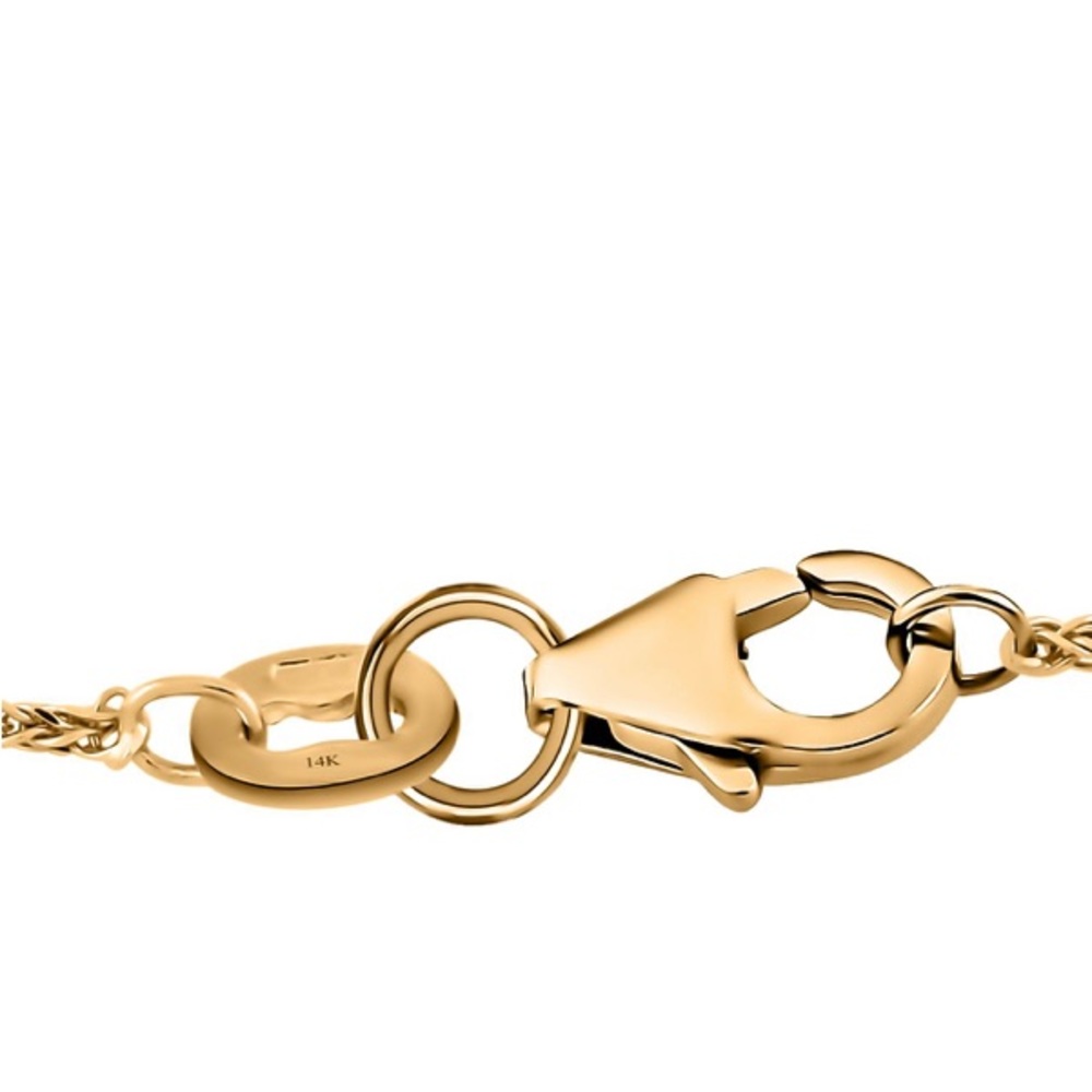 ☘️14k solid gold, Diamond cut, 2.3 grams,
18 inch bar necklace. Made in Italy - Picture 8 of 11
